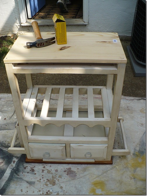 Kitchen Cart Makeover A Cultivated Nest